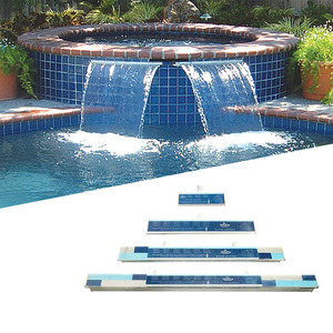 Cascade <span class=keywords><strong>de</strong></span> piscine en acrylique <span class=keywords><strong>de</strong></span> 60 cm, cascade <span class=keywords><strong>de</strong></span> <span class=keywords><strong>jardin</strong></span> extérieure avec LED, <span class=keywords><strong>lame</strong></span> <span class=keywords><strong>d</strong></span>'<span class=keywords><strong>eau</strong></span> artificielle <span class=keywords><strong>pour</strong></span> piscine et <span class=keywords><strong>bassin</strong></span>, vente en gros <span class=keywords><strong>d</strong></span>'usine - Product Image 2