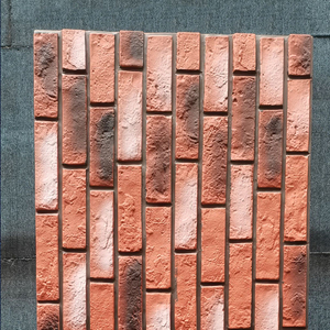 Pannelli <span class=keywords><strong>in</strong></span> Pietra Artificiale PU, Rivestimento Murale Impermeabile Decorativo Moderno 3D per Esterni, <span class=keywords><strong>Serie</strong></span> Elegante - Product Image 2