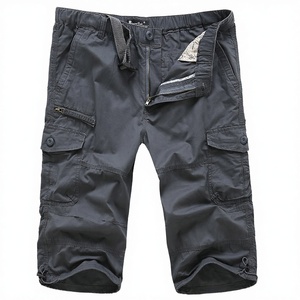 Pantalones Cortos Cargo de Verano para Hombre, Tejidos, Transpirables, de Algodón, con Múltiples Bolsillos, Holgados, Estilo Workwear, Tallas Grandes S-5XL, Deportivos, de Tres Cuartos - Product Image 3