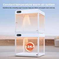 Nid pour chat de luxe moderne de haute qualité en matériau ABS, désodorisant à air frais, contrôle constant de la température, série G3, 110-240V
