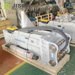 Martelo Hidráulico Montado em Escavadora de 20 Toneladas da Marca JISAN com Certificação CE, Sistema Hidráulico-Gás e Diâmetro de Cinzel de 140mm - Product Image 4