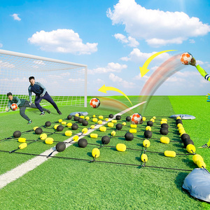 Équipement d'entraînement au football Amélioration des compétences de football pour l'entraînement des réflexes et de l'agilité Kit de filet de rebond - Product Image 3