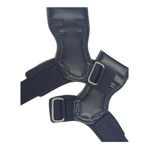 Custom Logo Gym Support Pad Factory Price Leather Weight Lifting Hand Grips Lifting <b>Straps</b> Wrist Palm Pad for Sports Rubber - Product Image 5