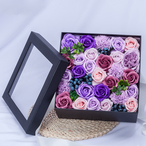 Regalo del Día de San Valentín Jabón <span class=keywords><strong>Flor</strong></span> Rosa Regalo de cumpleaños para Amiga <span class=keywords><strong>Flor</strong></span> artificial Jabón Rosa Regalo - Product Image 3
