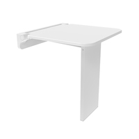 Siège de douche pliable Sunten ST006, tout nouveau design moderne en duroplast avec pied de soutien pour personnes âgées et handicapées à utiliser dans la salle de bain
