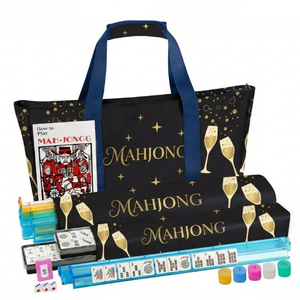 Jeu de Mahjong américain avec 166 <span class=keywords><strong>cartes</strong></span>, y compris les <span class=keywords><strong>cartes</strong></span>, le support pour <span class=keywords><strong>cartes</strong></span>, l'indicateur de direction du vent et le sac - Product Image 3