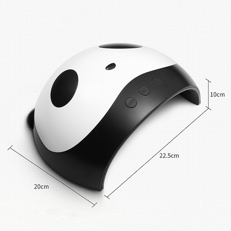 Lámpara UV 36W Panda con 12 LEDs para manicura y secado USB