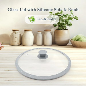 Poêle à frire profonde en acier inoxydable avec revêtement céramique antiadhésif personnalisé, série de contrôle de la température, ustensiles de cuisine en aluminium, cuisson au gaz - Product Image 6