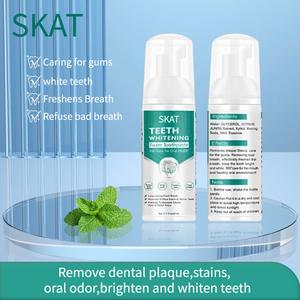 Dentifrice mousse pour adultes à la menthe fraîche, blanchissant à base de sorbitol, à base de produits chimiques, pour une utilisation à domicile, soins dentaires pour la <span class=keywords><strong>protection</strong></span> de la santé - Product Image 3