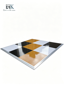 Wholesale Dance Floor Panel with Aluminum Edge Customized Dance Floor Panel for Wedding Parties - Product Image 1