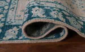 Grand tapis indien Oushak tissé en jacquard rectangulaire 9x12 authentique tapis en coton noué à la main pour la prière ou le pique-nique personnalisable - Product Image 4