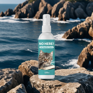 120-mililiter Sensor pengusir kucing plastik ramah lingkungan semprot Modern tempat istirahat hewan peliharaan efektif perawatan pembersih hewan peliharaan anjing - Product Image 3