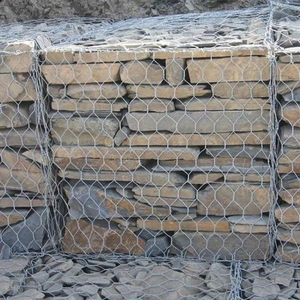 Hot Dipped Galvanized Gabion <strong>Stone</strong> Cage Hexagonal Gabions Basket Gabion Wire <strong>Mesh</strong> - Product Image 1