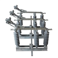 Sectionneur de charge haute tension extérieur 24 kV, interrupteur isolateur triphasé pour la distribution d'énergie