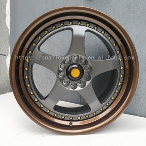 ล้อรถแข่งอัลลอยขอบล้อจานลึก17 18 19นิ้วทำจากอะลูมิเนียม8X100 5X114.3 - Product Image 3