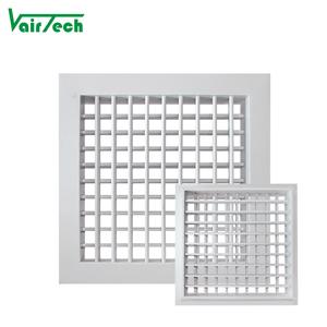 Hvac אקולוגי עץ אוורור מותאם אישית פחות עיבוי דפלציה כפולה סורג אוויר מרובע מפזר לאוורור אוורור - Product Image 3