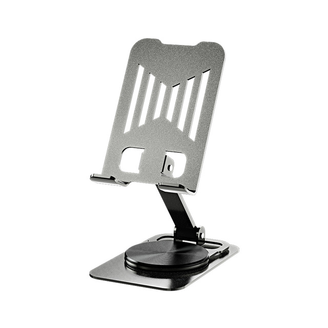 360 Rotating Cell Phone Stand Fully Adjustable Foldable Desktop Mobile Phone Stand Mobile Phone Holders Compatible