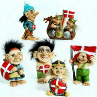 Figurines de trolls personnalisées Norvège Islande Suède Danemark Cadeau touristique scandinave Troll de Noël norvégien Ornement de bureau