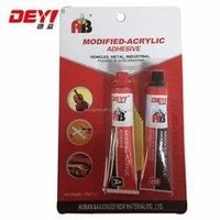 Transparenter modifizierter Acryl-AB-Kleber, 5-Minuten-Schnellkleber für Reparaturen und Montage von Alltagsgegenständen