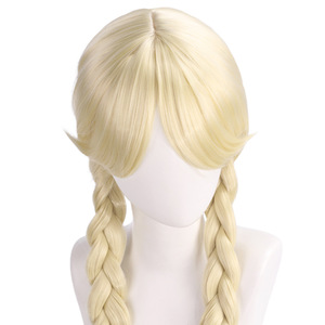 Parrucca Cosplay di Anne Lester da Identity V, Doppia Treccia Oro Latte, 65 cm, Ainizi - Product Image 6