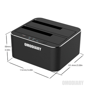 Nhôm ẩn Clone <span class=keywords><strong>Docking</strong></span> <span class=keywords><strong>2</strong></span> bay USB 3.0 <span class=keywords><strong>2</strong></span>.5 3.5inch SATA HDD SDD duplicator ổ cứng một đến một trạm nhân bản - Product Image 6