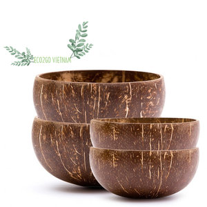 100% ธรรมชาติและเป็นมิตรกับสิ่งแวดล้อมกะลามะพร้าวชาม/กะลามะพร้าวชามสำหรับเทียนที่มีฟรีเลเซอร์โลโก้ทำในประเทศเวียดนาม - Product Image 2