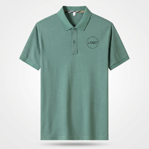 Camisa Polo Oxford de Algodón para Hombre, Manga Corta, Logotipo Bordado en la Parte Delantera, Color Sólido, Casual, Transpirable, Corte Regular - Product Image 3