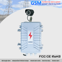 Système d'alarme antivol en alliage d'aluminium à énergie solaire GSM pour transformateur électrique avec portée de détection de 100 à 200 m