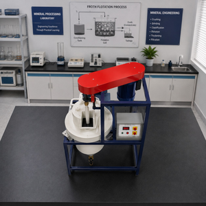 Machine de flottation à bulles industrielle Reliant Lab |   Moteur 1 CV alimenté par une alimentation 220-320V 50Hz, en acier doux OEM avec revêtement en poudre pour - Product Image 2