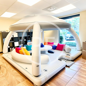 Piattaforma Galleggiante da <span class=keywords><strong>Mare</strong></span> Tenda Gonfiabile per Barca Divano Bar Multipersona Lettino da Diporto Fila Galleggiante Letto Galleggiante per Piscina e Yacht - Product Image 3