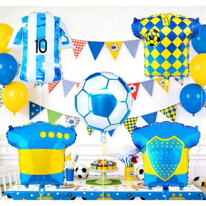 Globo de Aluminio con Forma de Balón de Fútbol de 60 Pulgadas para Fiesta Temática Europea, Decoración para Cumpleaños Infantiles - Product Image 5