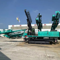 Foreuse de carottage diesel portable à grande portée, machine d'ancrage, profondeur de forage max. 50 m pour le renforcement des talus et des murs de soutènement