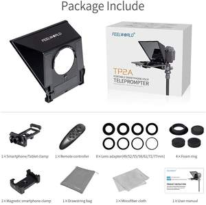 FEELWORLD — téléprompteur universel de 8 pouces pour téléphone portable DSLR, avec télécommande, pour caméra, appareil photo - Product Image 6