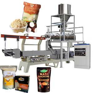 Ligne de traitement du riz fortifié à faible teneur en protéines, nouvelle condition, extrudeuse de riz artificiel à chauffage électrique haute capacité pour la farine - Product Image 1