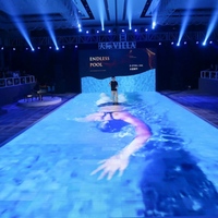 Offre Spéciale d'intérieur centre commercial p3.91 P2.976 écran de carrelage interactif piste de danse led affichage