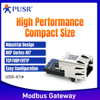 Módulo Ethernet TTL UART Industrial USR-K7 Super Port, Modbus RTU TCP DC 3.3V~3.6V, Chipset Cortex-M7, Control de Flujo 600~1M(bps)