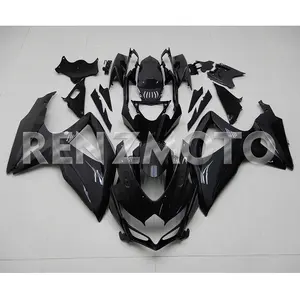 Karbon Fiber etkisi siyah Fairing için Suzuki GSXR600 750 2008 2010 GSXR600 750 08 10 su Transfer kaporta