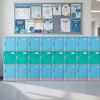 Casiers modernes roses en plastique ABS sécurisés pour enfants, petits compartiments de rangement, écologiques, étanches, pour la maternelle, la salle de classe, l'école