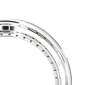 Jante forgée 3 pièces en alliage d'aluminium 6061 T6, polie sur mesure, double déport, déport extérieur de jante 19'' à déport inversé souple, de 12 à 32 pouces