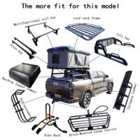 Ousaier - Cache-coffre enroulable en aluminium rétractable de haute qualité pour TOYOTA HILUX 2020