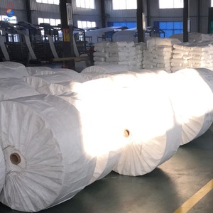 Trung Quốc nhà máy bán buôn 100% Trinh <span class=keywords><strong>polypropylene</strong></span> dệt PP hình ống vải Grs Trắng nhiều lớp nhuộm không dệt cho dệt Túi - Product Image 4