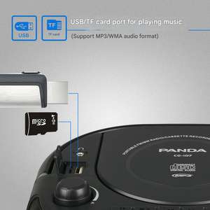 PANDA <span class=keywords><strong>CD</strong></span>-107 <span class=keywords><strong>Lecteur</strong></span> de cassettes rétro à l'ancienne Portable pour <span class=keywords><strong>DVD</strong></span> VCD Magnétophone Cassette tout-en-un <span class=keywords><strong>Lecteur</strong></span> <span class=keywords><strong>CD</strong></span> - Product Image 4