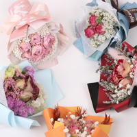 Diffuseur de parfum pour voiture, clip de ventilation, désodorisant, mini bouquet de fleurs séchées naturelles, articles cadeaux personnalisés pour entreprises et mariages