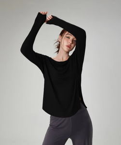 <span class=keywords><strong>Camisa</strong></span> Holgada para Mujer, de <span class=keywords><strong>Manga</strong></span> <span class=keywords><strong>Larga</strong></span>, Transpirable, Cómoda, con Hombros Descubiertos, a Rayas, Multiusos, que Cubre la Cintura, Elegante - Product Image 2