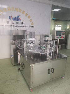 Machine de remplissage et de scellage de gobelets à eau et à jus rotative <span class=keywords><strong>KIS</strong></span>-4 voies de Chine - Product Image 6