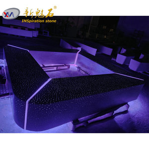 Nuevo Taburete de Hormigón Iluminado Magic Stone UHPC GRC para Decoración de Paisajes Exteriores - Product Image 1