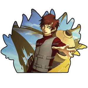 RICKY Gaara สติกเกอร์3D คุณภาพสูงสติกเกอร์รูปสัตว์เลี้ยงสติกเกอร์สั่งทำสติกเกอร์รูปเลนส์3D - Product Image 4