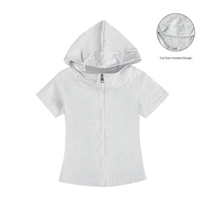 Fabricantes de ropa de verano personalizado Post-Bag Collar 40 piezas de 92% algodón y 8% Spandex 220G <span class=keywords><strong>Camiseta</strong></span> de manga corta para <span class=keywords><strong>mujer</strong></span> - Product Image 1