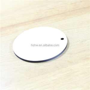 MDFSUB fabbrica personalizzato MDF cerchio natale ornamenti personalizzati sublimazione decorazione stampa di calore fai da te decorazioni in legno - Product Image 5