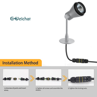 EW-M25B 2 pôles 3 pôles série Ip20 connecteur étanche borniers rapides Led lumière commerciale connecteur étanche Ip68